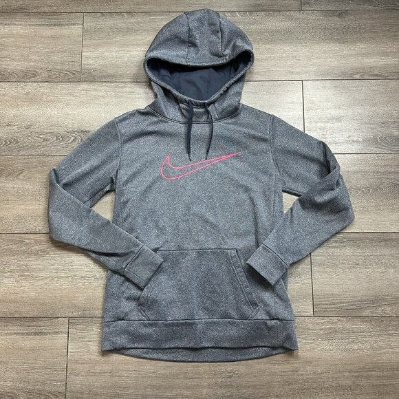 Nike hoodie sweatshirt pull-over Just do It size Small active hooded Dri-Fit - Picture 1 of 6